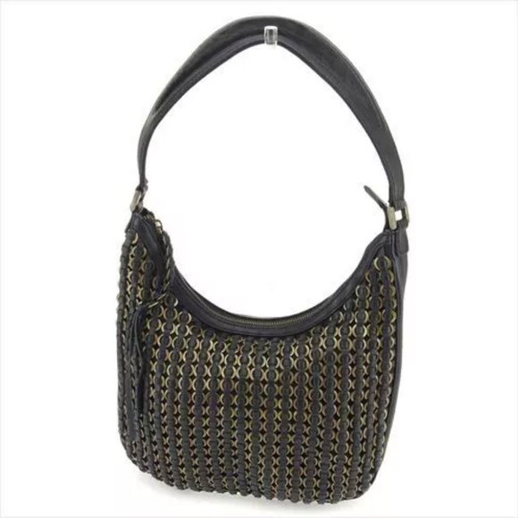 Francesco Biasia Shoulder bag Black Gold Woman